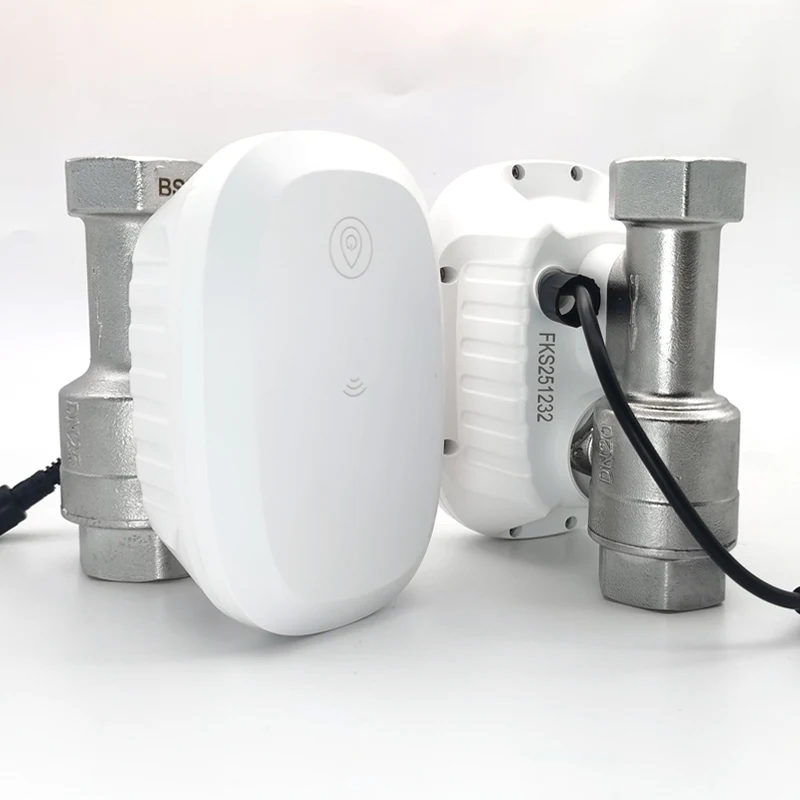 Smart Home Google Assistant - วาล์วน้ำควบคุมอัจฉริยะผ่าน WiFi เครื่องวัดปริมาณการใช้น้ำ ระบบชลประทานอัตโนมัติ รองรับน้ำร้อน รองรับ