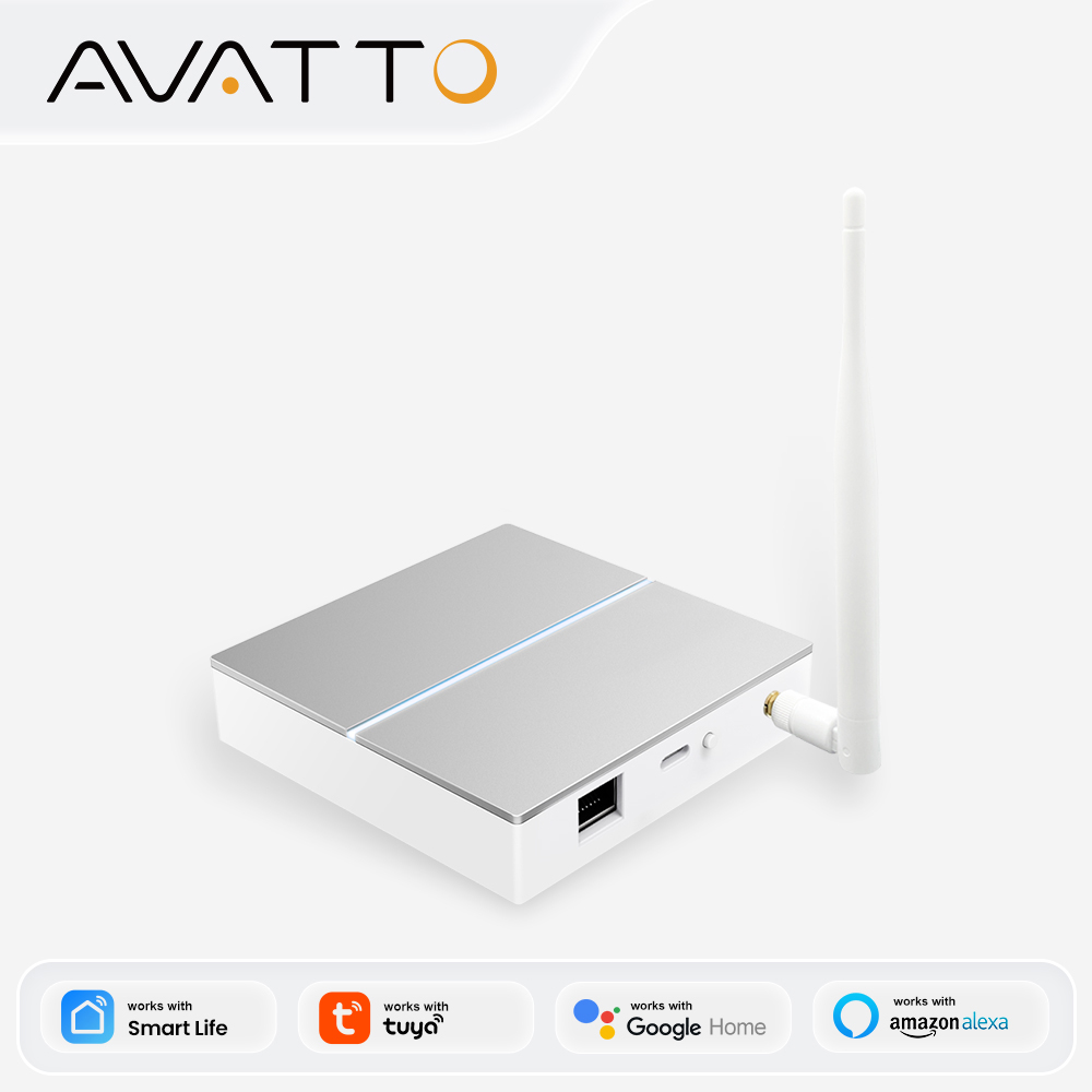 Smart Home Registration - AVATTO Tuya Zigbee สมาร์ทเกตเวย์แบบมีสายพร้อมเสาอากาศสัญญาณ สมาร์ทโฮมบริดจ์ไร้สายสำหรับแอป ใช้งานร่วมกับ