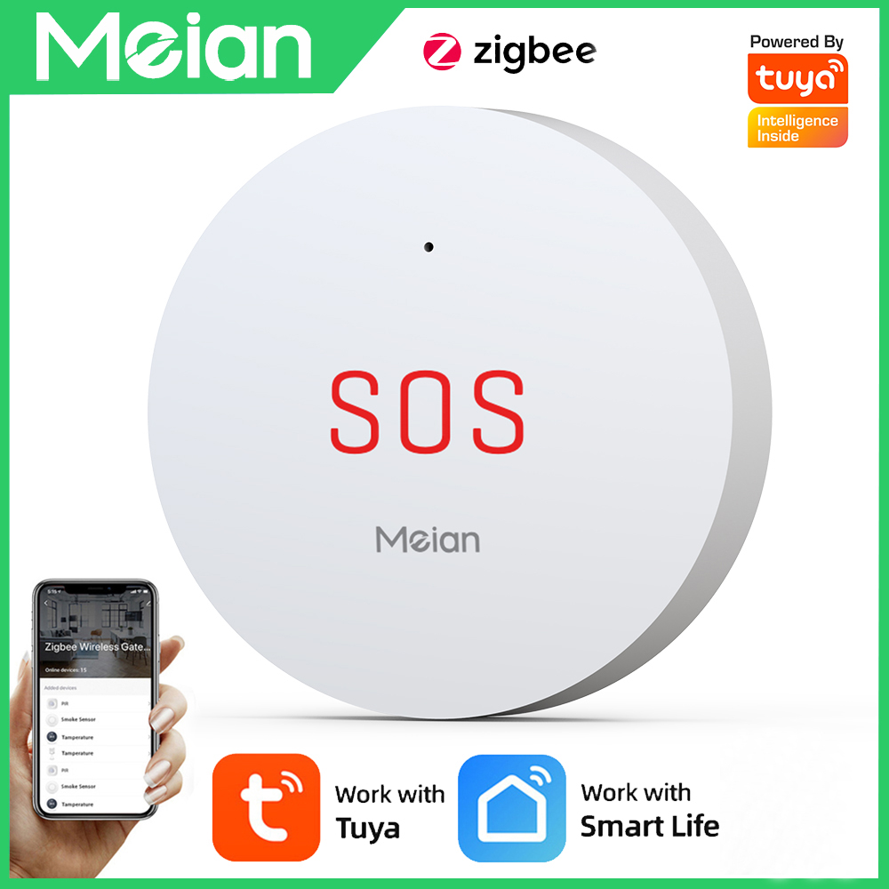 Smart Home Registration - Zigbee Tuya ปุ่มฉุกเฉิน SOS ความปลอดภัยในบ้านระบบเตือนภัยไร้สายปุ่มทำงานร่วมกับ Smart