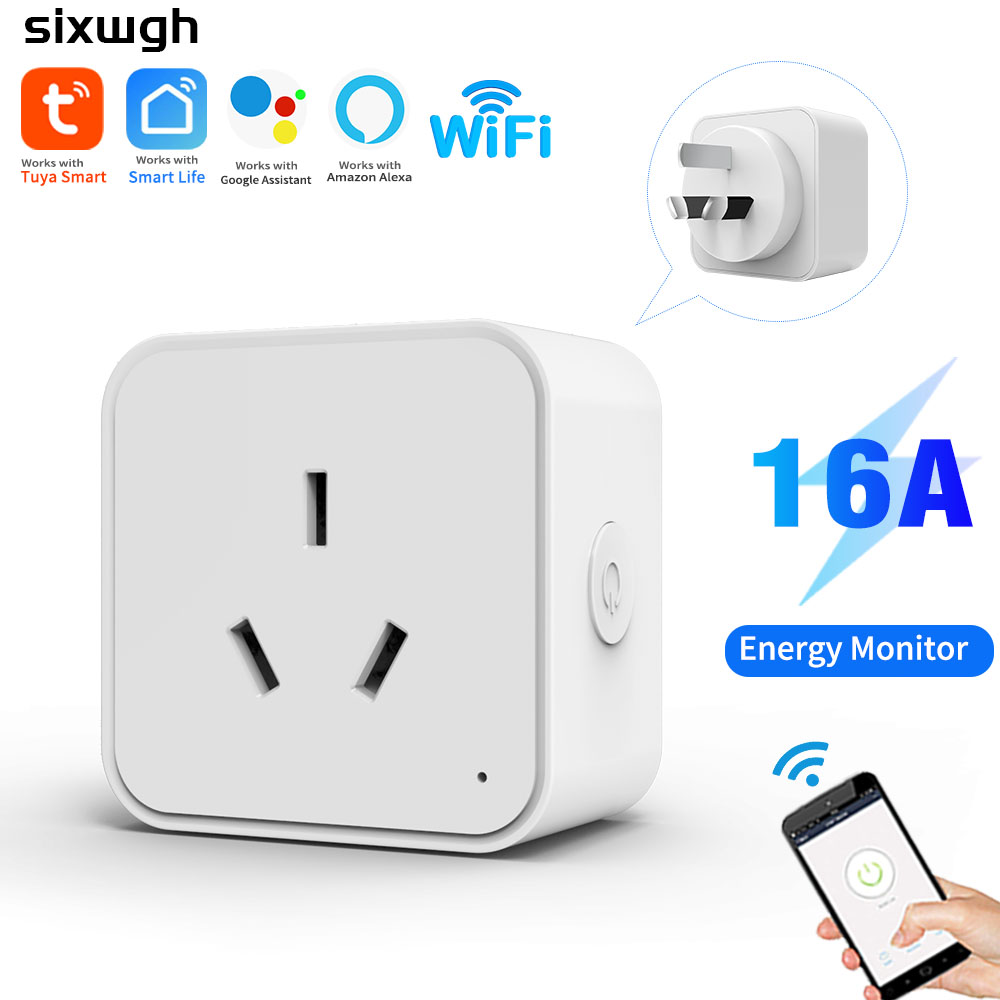 Smart Wall Socket - ปลั๊กอัจฉริยะมาตรฐาน AU ยี่ห้อ WiFi Tuya พร้อมระบบตรวจสอบพลังงาน