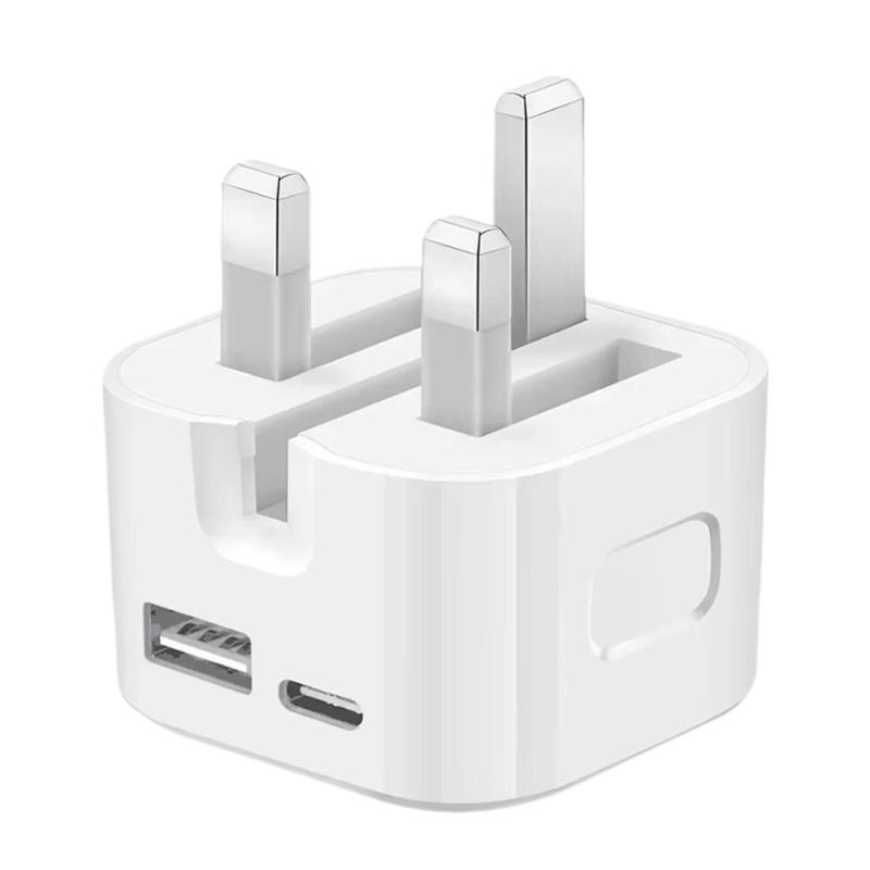 Smart Wall Socket - อะแดปเตอร์ชาร์จเร็วแบบพกพา GB Plug Type C สำหรับสมาร์ทโฟน