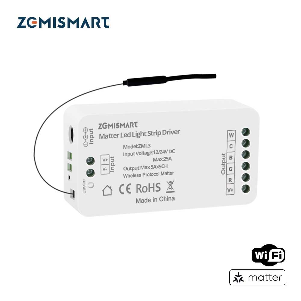 Smart Home Group - ไดรเวอร์ไฟ LED แบบเส้น Zemismart Matter RGBCCT