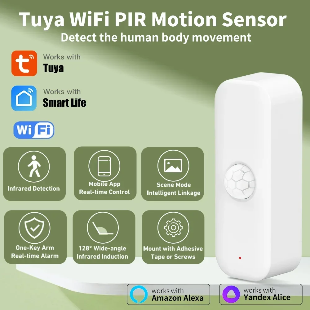 Smart Home Google Assistant - Tuya WiFI Motion Sensor PIR สมาร์ท