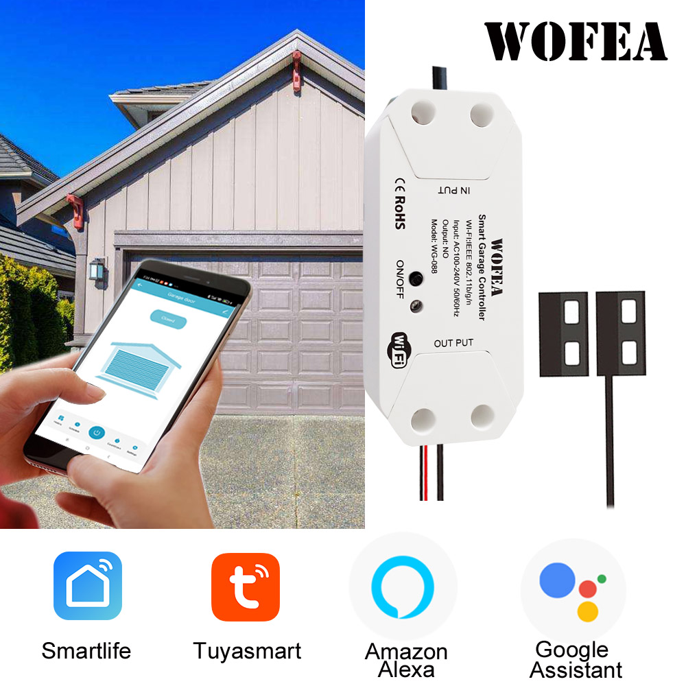 Smart Home Registration - Wofea Tuya Smart WIFI 2.4G ตัวควบคุมการเปิดประตูโรงรถ