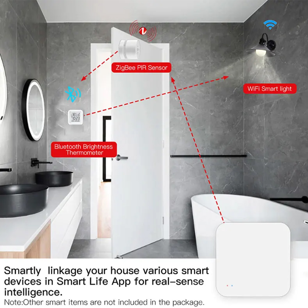 Tuya Zigbee บลูทูธหลายโหมด GAT - Smart Home Registration บทวิจารณ์และราคา