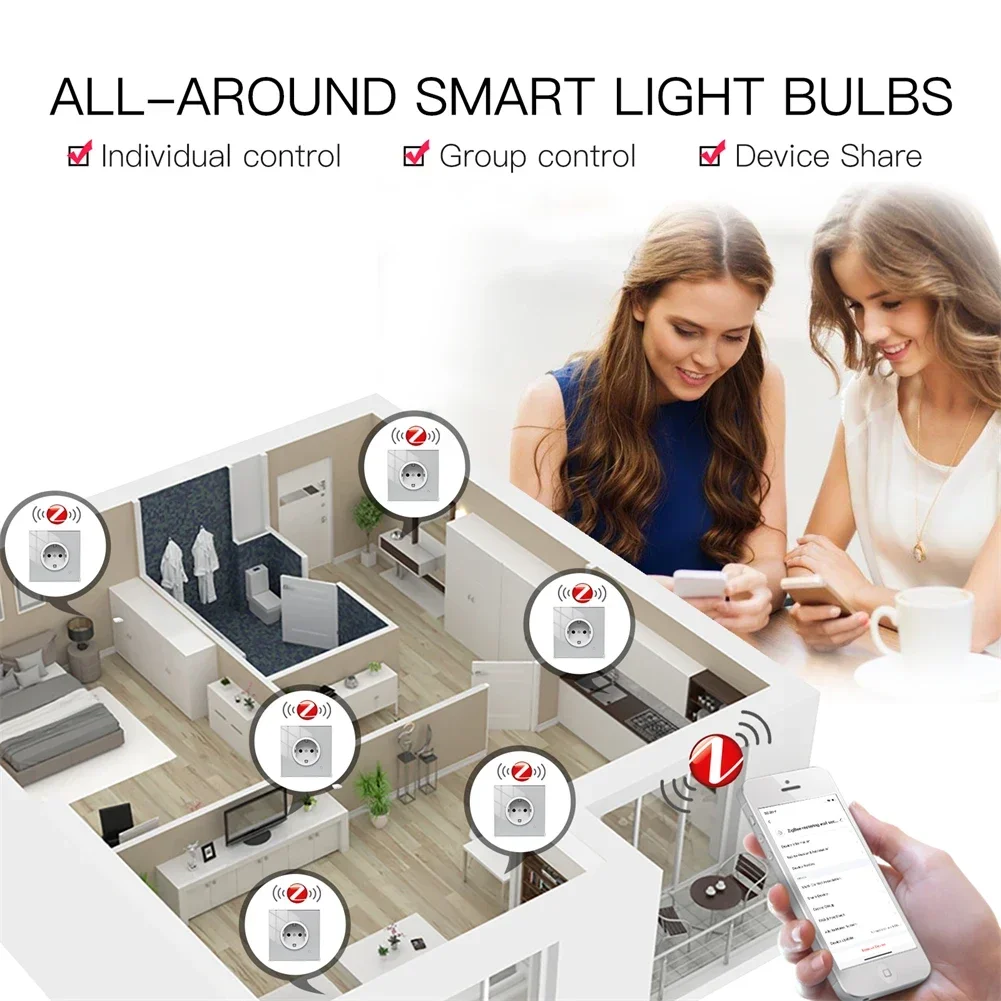 Moes ZigBee ซ็อกเก็ตผนัง WIFI  - Smart Wall Socket บทวิจารณ์และราคา