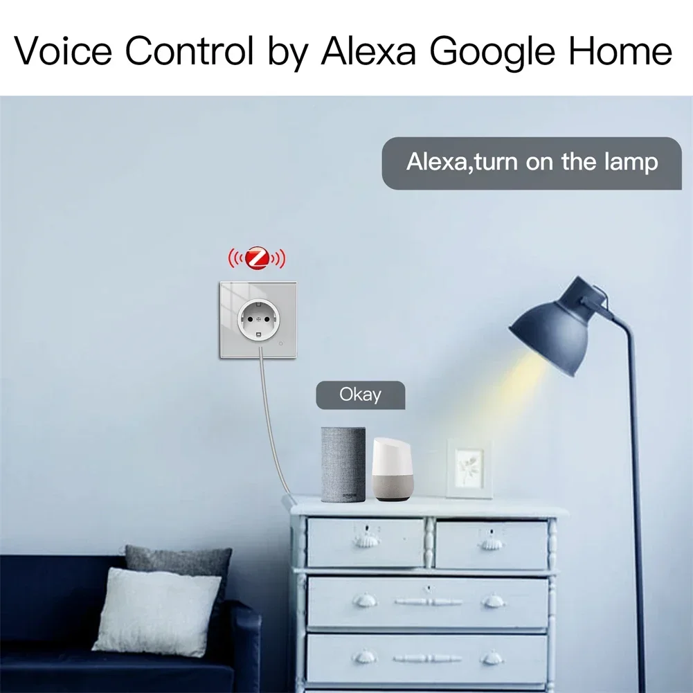 Moes ZigBee ซ็อกเก็ตผนัง WIFI  - Smart Wall Socket บทวิจารณ์และราคา