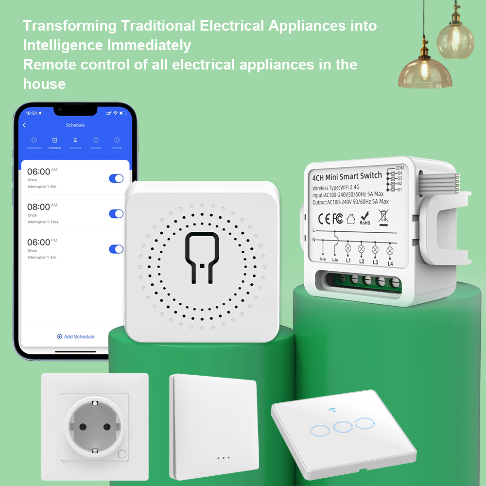 สวิตช์อัจฉริยะ Tuya WiFi 1/2/3 - Smart Light Switch บทวิจารณ์และราคา