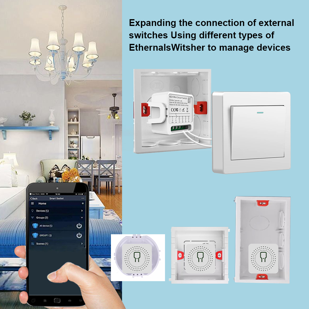 สวิตช์อัจฉริยะ Tuya WiFi 1/2/3 - Smart Light Switch บทวิจารณ์และราคา