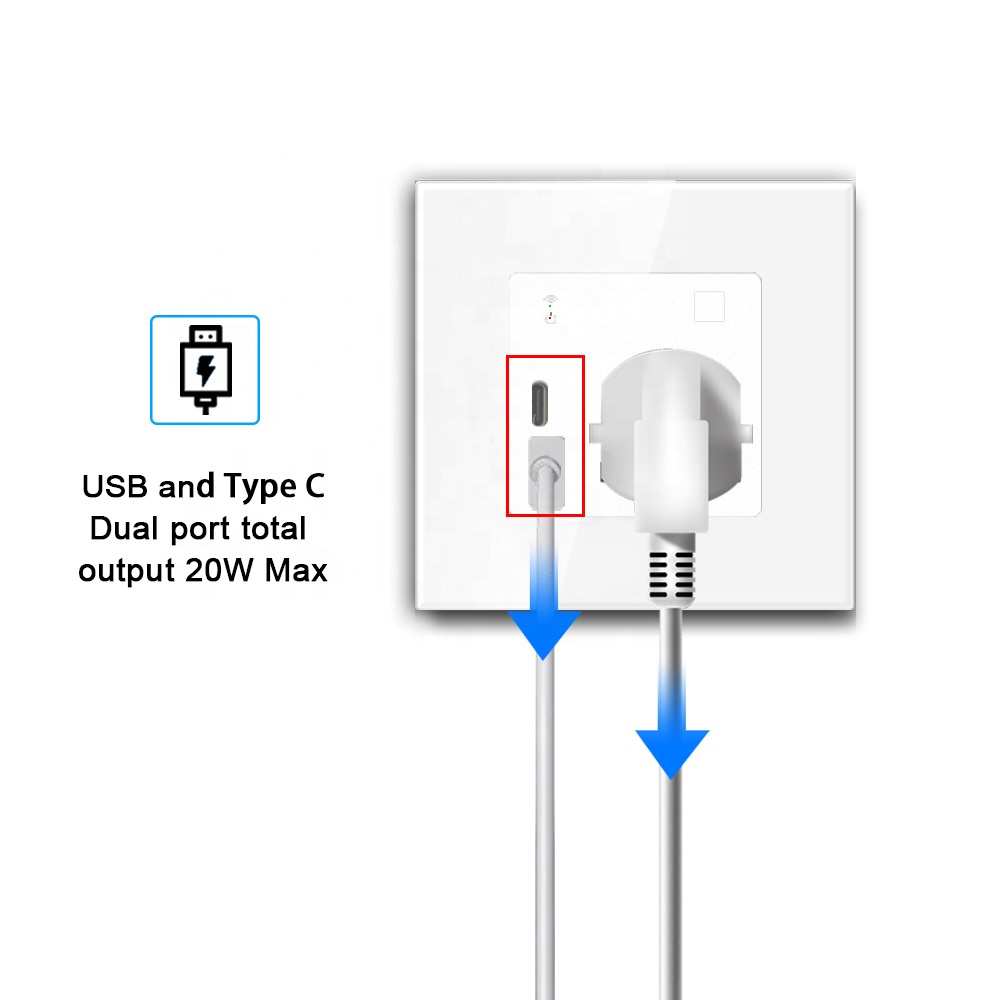 เต้ารับไฟฟ้าอัจฉริยะแบบติดผนัง - Smart Wall Socket บทวิจารณ์และราคา