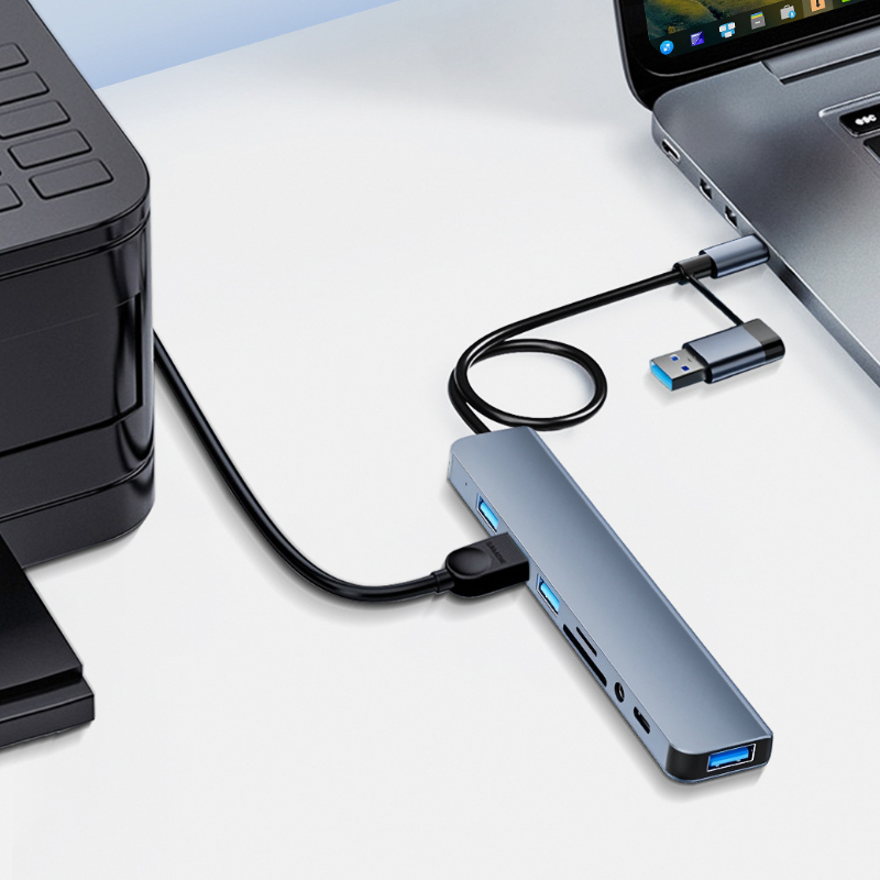ตัวแยกพอร์ต USB C แบบ 8 in 2 ฮ - Smart Home Hub 2 บทวิจารณ์และราคา