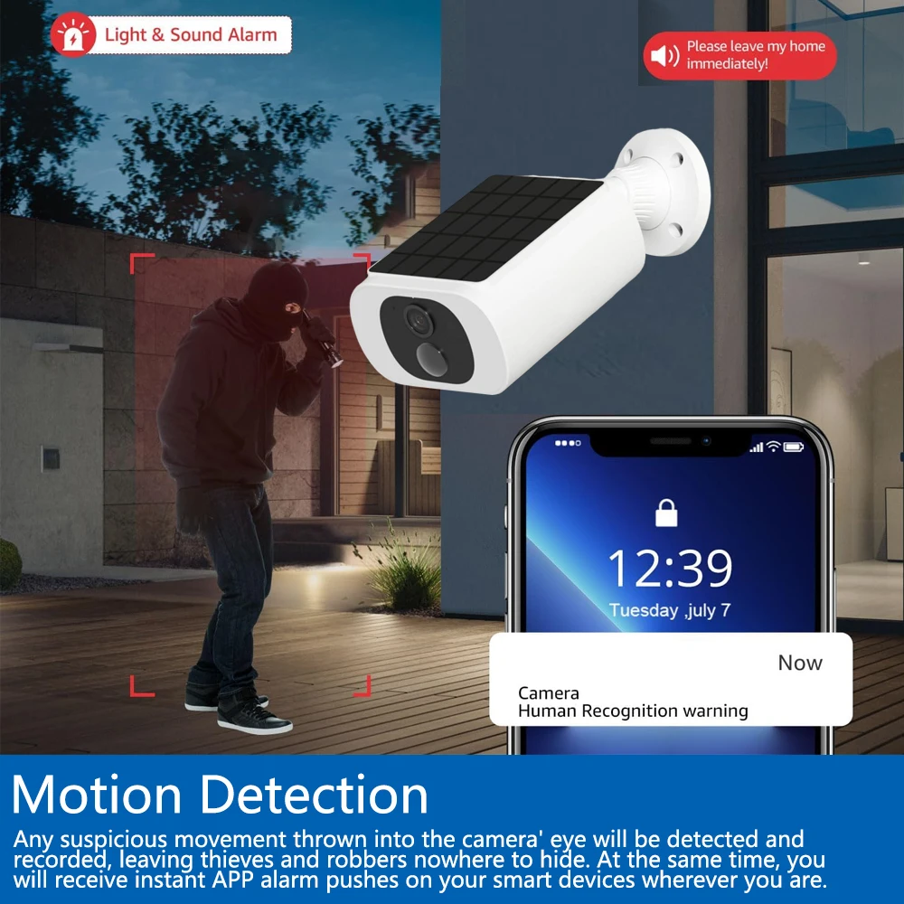กล้องวงจรปิดไร้สาย 5MP Tuya Sm - Smart Home Outdoor Camera บทวิจารณ์และราคา