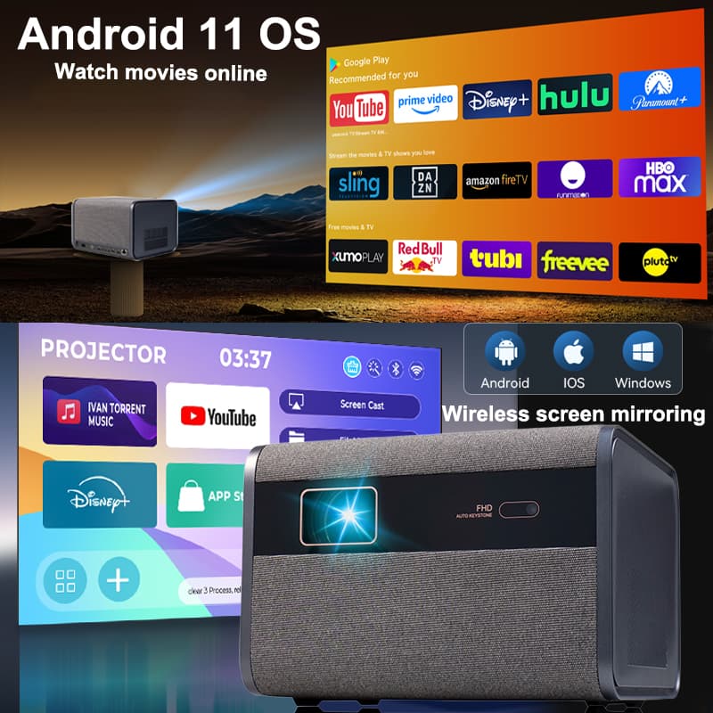 โปรเจคเตอร์ LED Huawei Shi-J10 - Smart Home X10 บทวิจารณ์และราคา