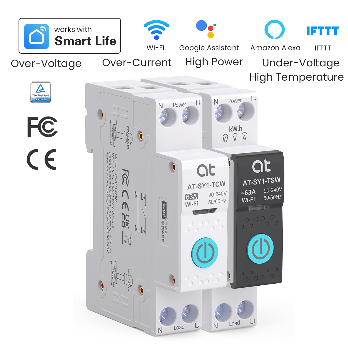 เบรกเกอร์วงจรไฟฟ้าอัจฉริยะ Tuy - Smart Light Switch บทวิจารณ์และราคา