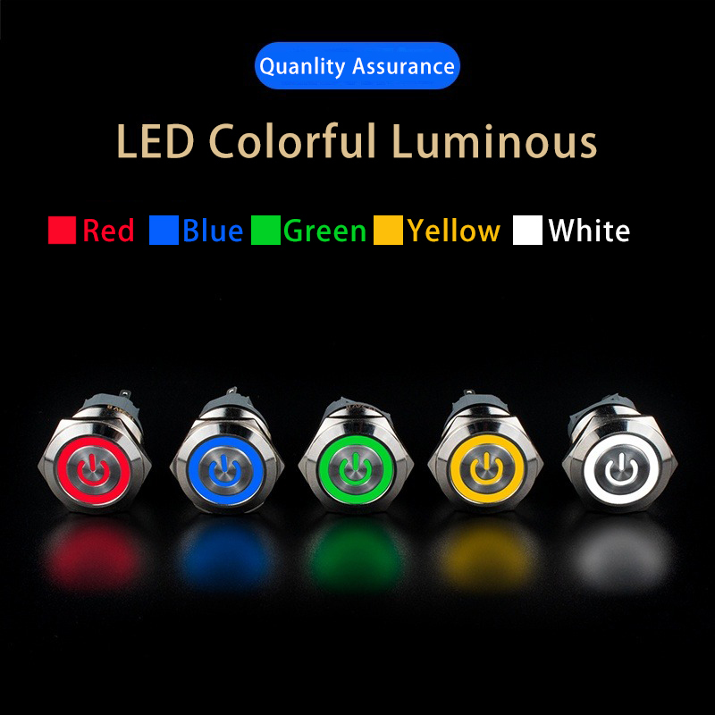 12/16/19/22มม. สวิทช์ปุ่มกดโลห - Smart Light Switch บทวิจารณ์และราคา