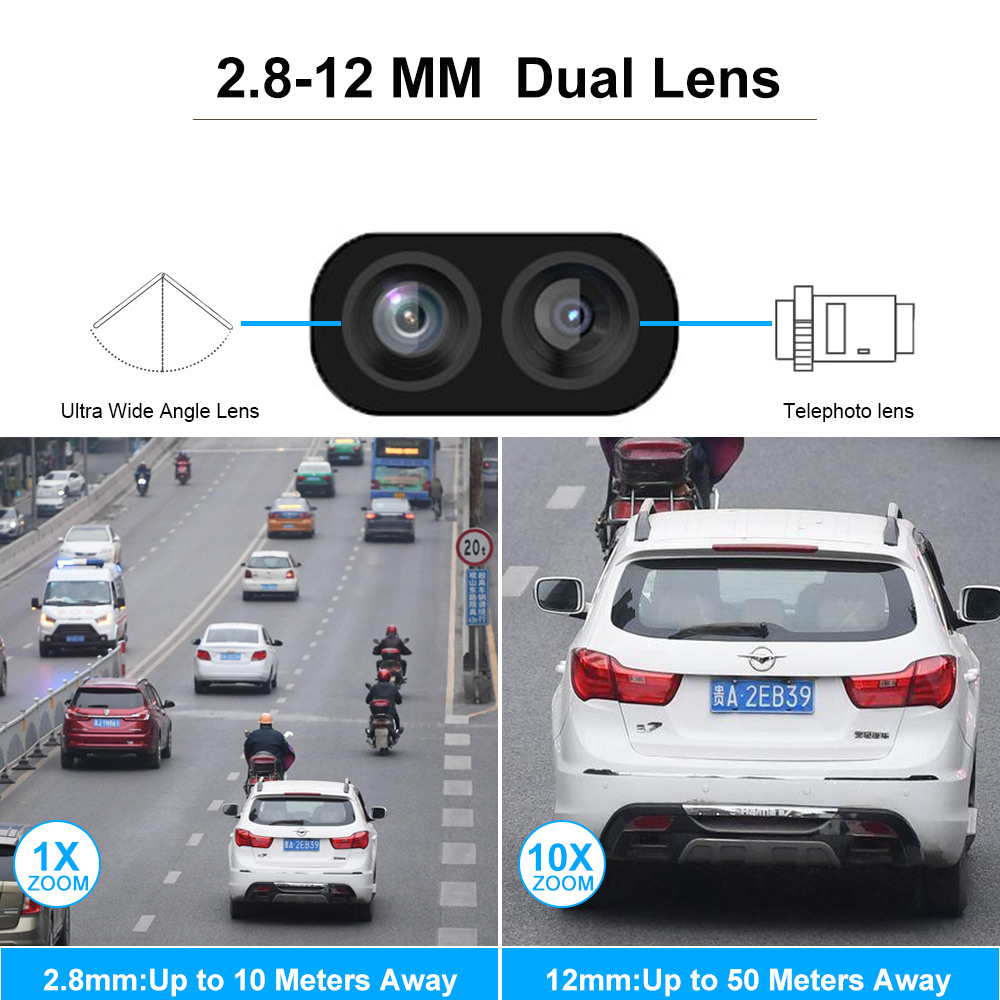 8MP Dual เลนส์ PTZ Wifi IP กล้ - Smart Home Outdoor Camera บทวิจารณ์และราคา