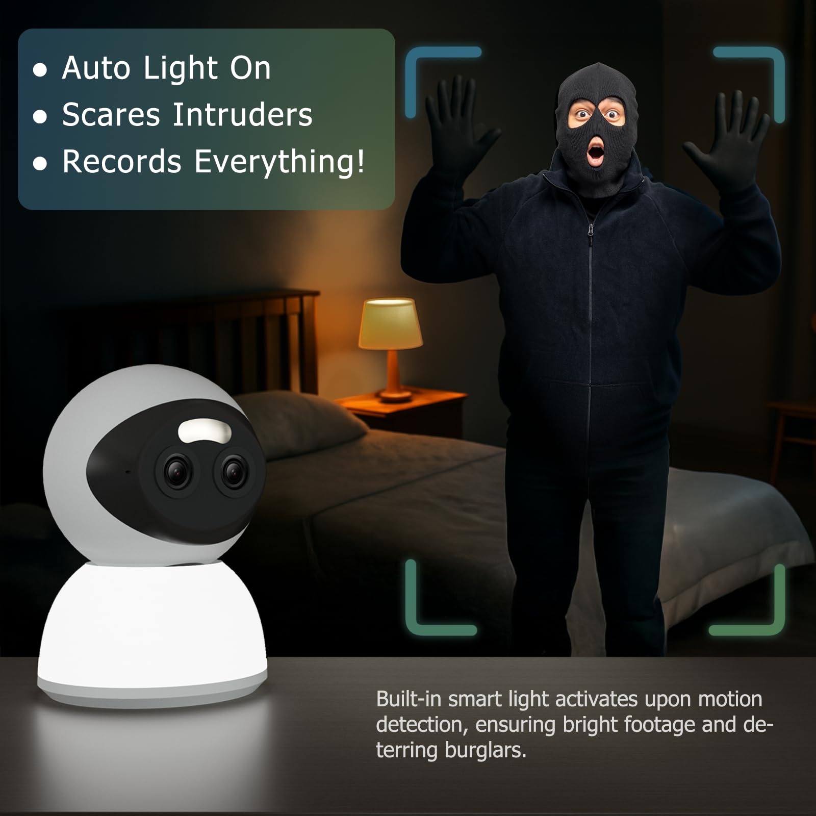8MP Dual เลนส์ PTZ Wifi IP กล้ - Smart Home Outdoor Camera บทวิจารณ์และราคา
