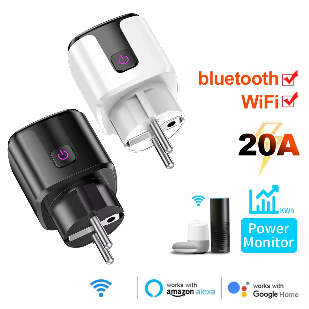 ปลั๊กอัจฉริยะ 20A EU รองรับ Wi - Smart Wall Socket บทวิจารณ์และราคา