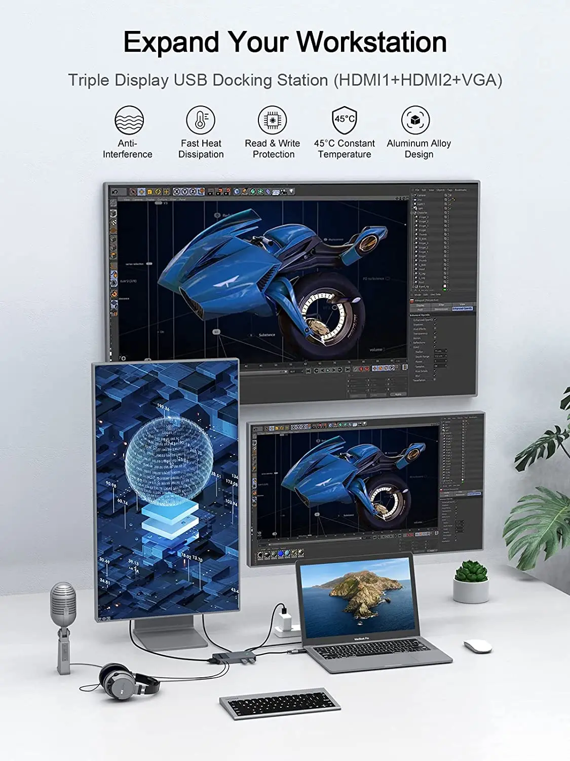 QGeeM USB 3.0 Docking Station, - Smart Home Hub 2 บทวิจารณ์และราคา