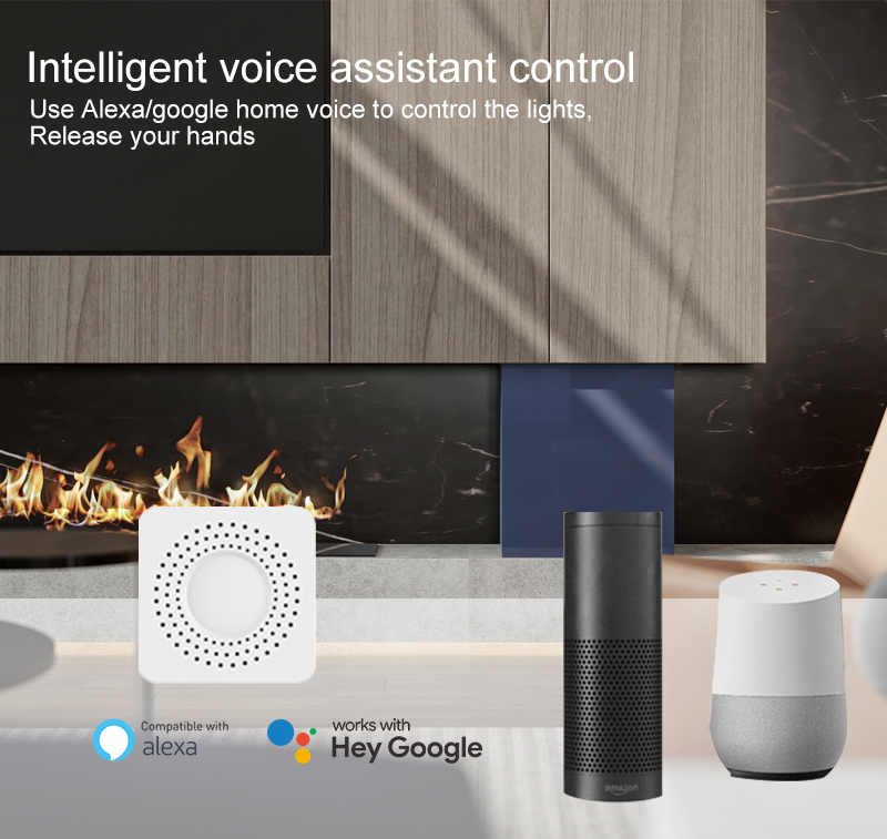 สวิตช์อัจฉริยะขนาดเล็ก Tuya Wi - Smart Home Google Assistant บทวิจารณ์และราคา