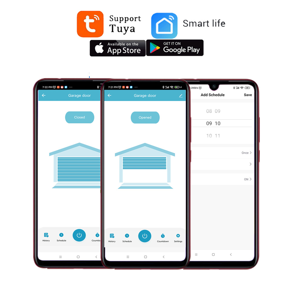 ตัวควบคุมที่เปิดประตูโรงรถอัจฉ - Smart Home Registration บทวิจารณ์และราคา