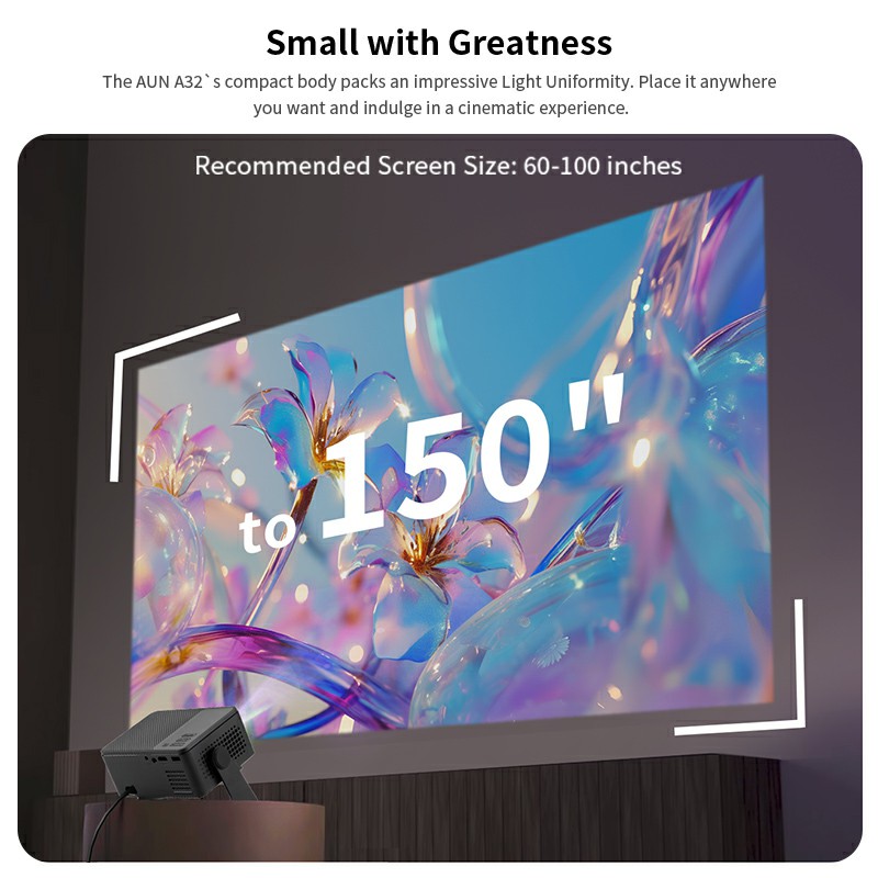 โปรเจคเตอร์ AUN A32 Pro ระบบแอ - Smart Home X10 บทวิจารณ์และราคา