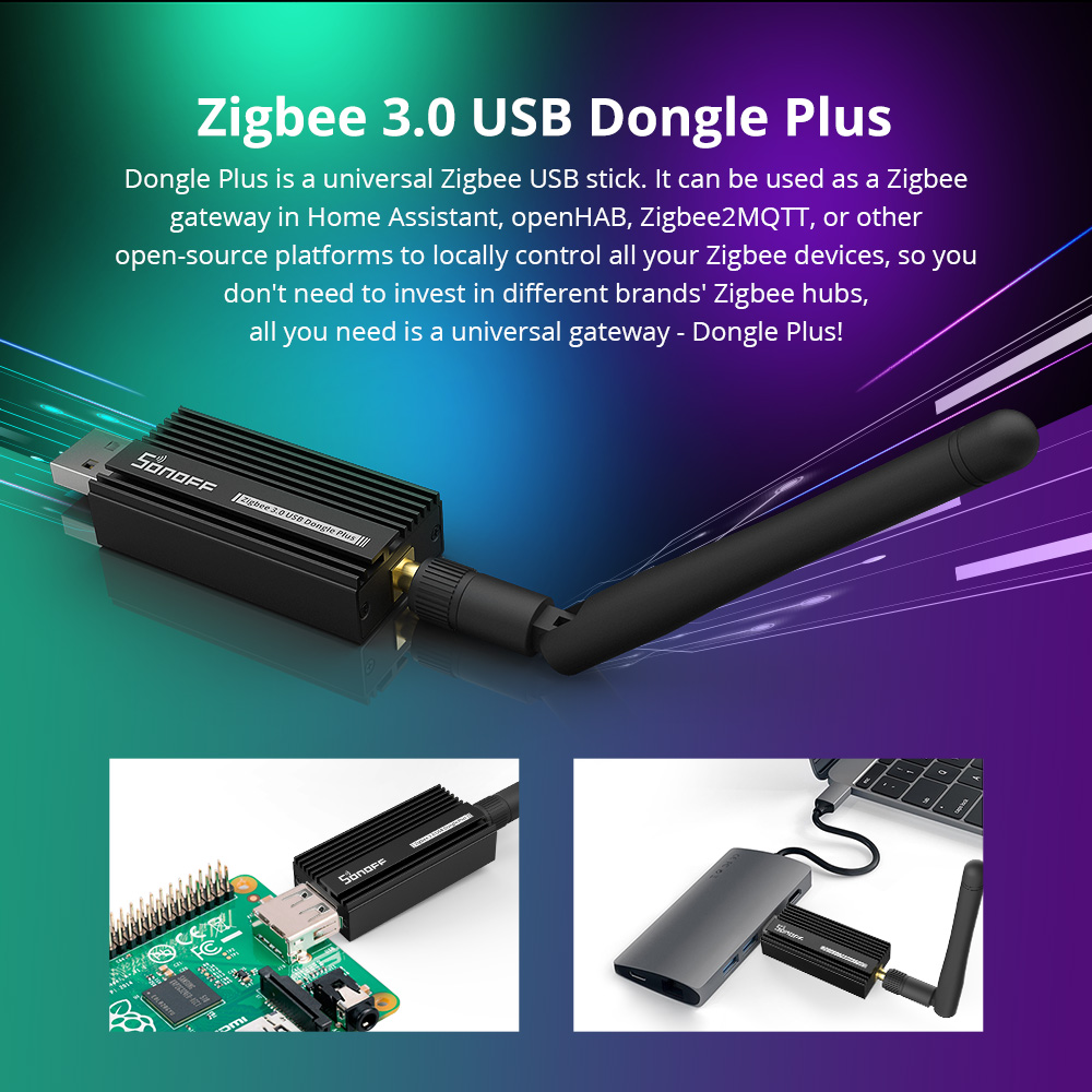SONOFF Zigbee 3.0 USB Dongle P - Smart Home Registration บทวิจารณ์และราคา