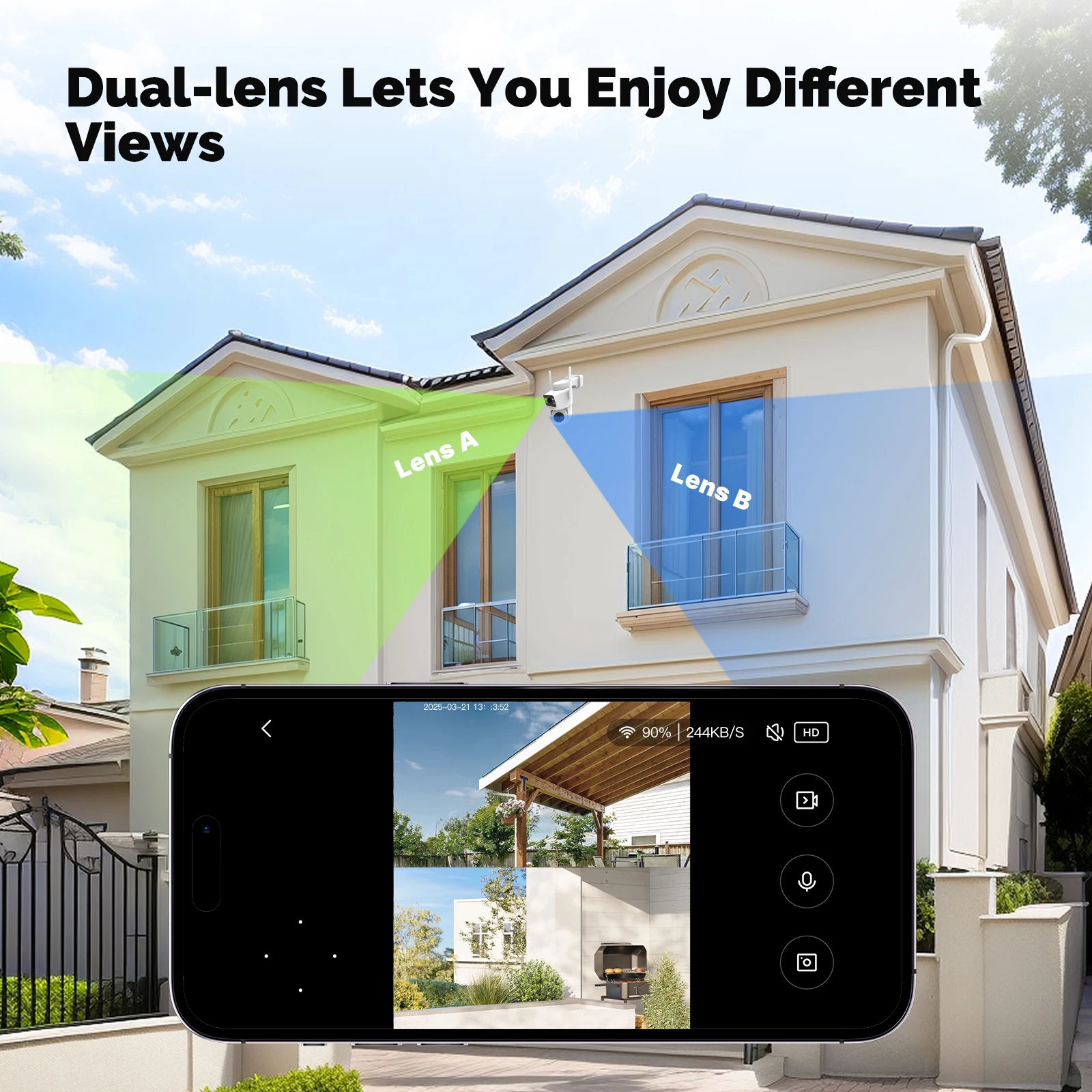 Moes Tuya สมาร์ท WiFi กล้องรัก - Smart Home Outdoor Camera บทวิจารณ์และราคา