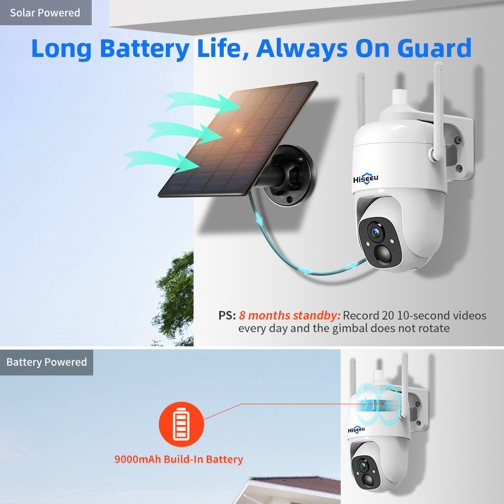 Hiseeu 3MP Cloud AI WiFi Video - Smart Home Outdoor Camera บทวิจารณ์และราคา