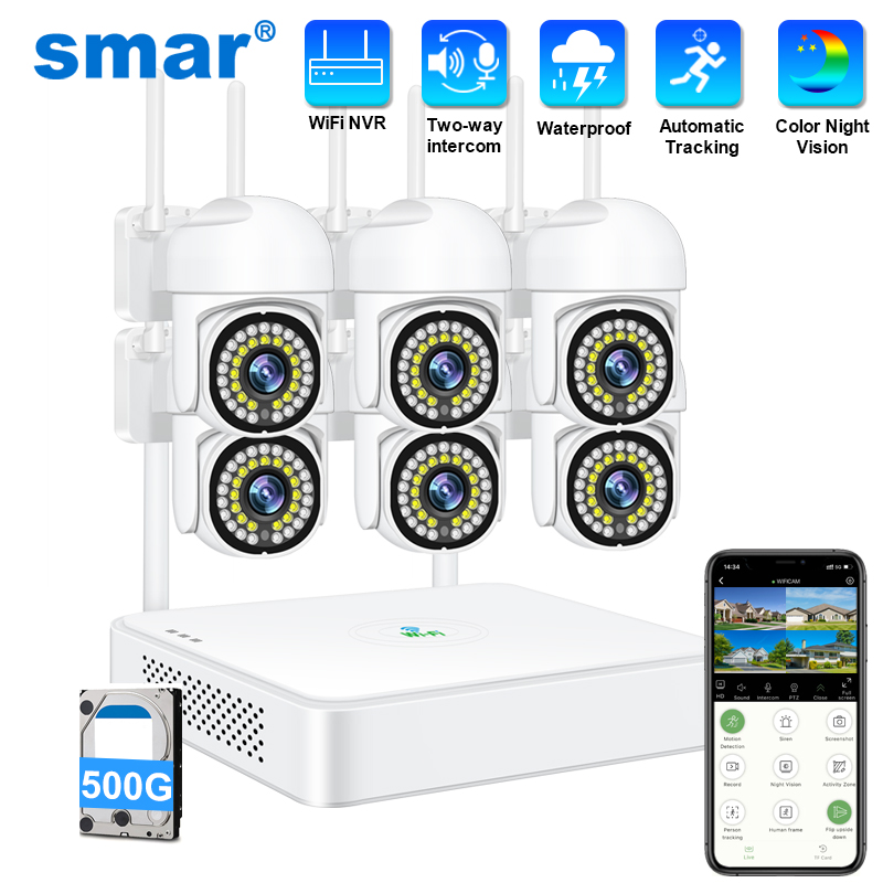 สมาร์ 3MP กล้องวงจรปิดไร้สายระ - Smart Home Outdoor Camera บทวิจารณ์และราคา